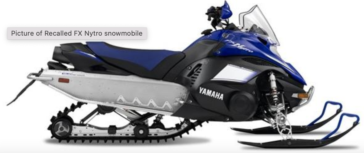 Yamaha Recalls Snowmobiles Due to Loss of Steering Control | CPSC.gov